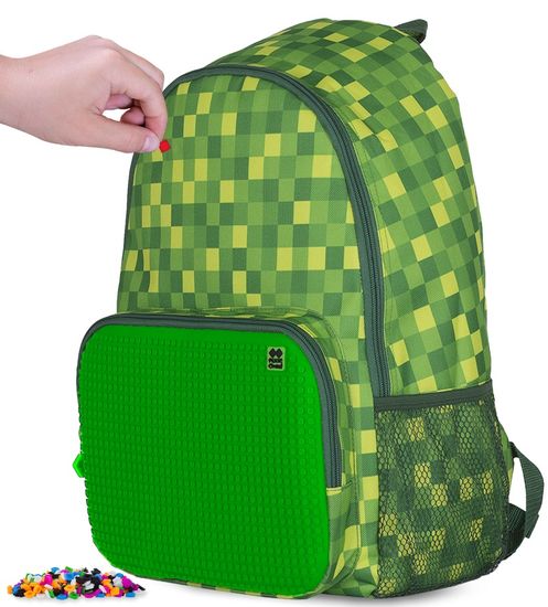 Pixie Crew Kreatívny batoh Minecraft zelená kocka