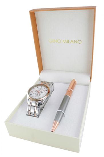 Gino Milano dámska sada hodiniek s perom MWF16-093