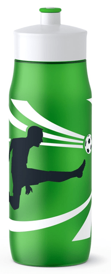 Tefal SQUEEZE mäkká fľaša 0,6 L zelená-futbal K3201412