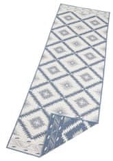 NORTHRUGS AKCIA: 80x150 cm Kusový koberec Twin Supreme 103430 Malibu blue creme – na von aj na doma 80x150