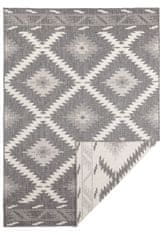 NORTHRUGS Kusový koberec Twin Supreme 103428 Malibu grey creme – na von aj na doma 80x150