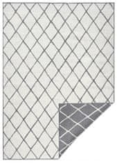 NORTHRUGS Kusový koberec Twin-Wendeteppiche 103118 grau creme – na von aj na doma 80x150
