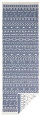 NORTHRUGS Kusový koberec Twin Supreme 103439 Kuba blue creme – na von aj na doma 80x150