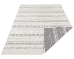 NORTHRUGS Kusový koberec Twin Supreme 103753 Grey / Cream – na von aj na doma 80x150
