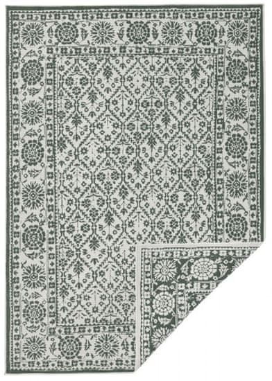NORTHRUGS Kusový koberec Twin-Wendeteppiche 103115 grün creme – na von aj na doma