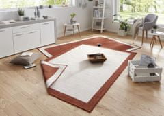 NORTHRUGS Kusový koberec Twin-Wendeteppiche 103106 creme terra – na von aj na doma 80x150
