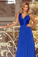 Numoco Dámske spoločenské šaty Lea kráľovsky modrá XL