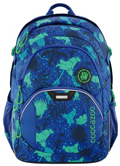 CoocaZoo Školský batoh JobJobber2, Tropical Blue
