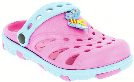 V+J dievčenské sandále s motýlikom