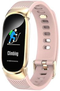 Fitness náramok Carneo Coolfit + woman, meranie tepovej frekvencie, okysličenie krvi, krvného tlaku, spálených kalórií, vzdialeností, krokov