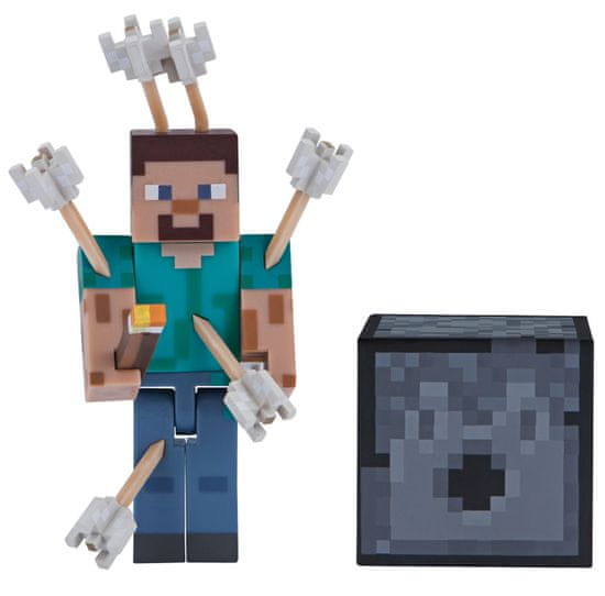 TM Toys Minecraft Figúrka Steve so šípmi
