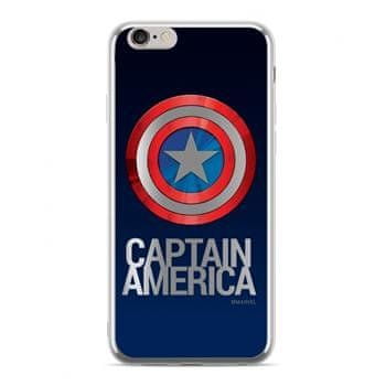 MARVEL Captain America 001 Zadný Kryt pro iPhone 6 / 6S Plus Silver MPCCAPAM003