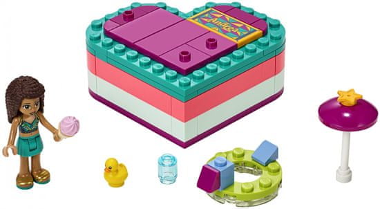 LEGO Friends 41384 Andrea a letná krabička v tvare srdca