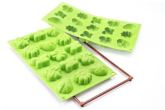 Silikomart Veselá forma na tortičky – mini jarná záhrada