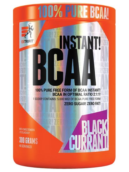 Extrifit BCAA Instant 300g čierne ríbezle