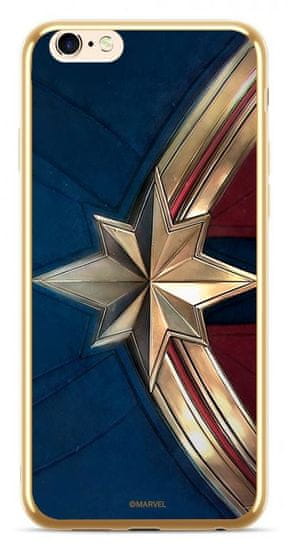 MARVEL Captain Marvel 001 Kryt pre iPhone 5 / 5S / SE Gold MPCCAPMV012