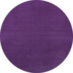 Hanse Home Kusový koberec Fancy 103005 Lila - fialový kruh 133x133 (priemer) kruh