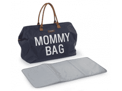 Childhome Mommy Bag Big Canvas Off White Stripes Black/Gold