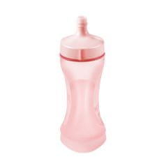 Tescoma Pružná fľaša PAPU PAPI 200 ml, s lyžičkou, ružová