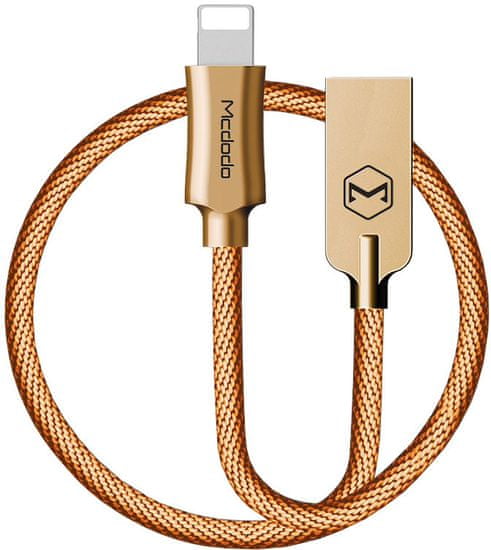 Mcdodo Knight Lightning datový kabel, 1,2 m, zlatá, CA-3920