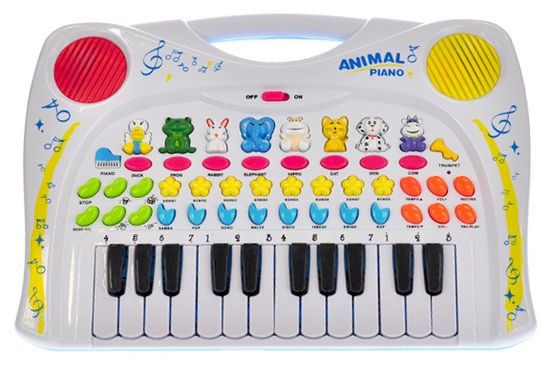 Mikro hračky Pianko so zvieratkami 38,5x27,5cm na batérie so zvukom