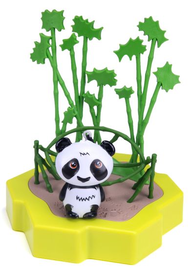 Hexbug Lil Nature Babies - Panda Lin a hojdačka, malý set