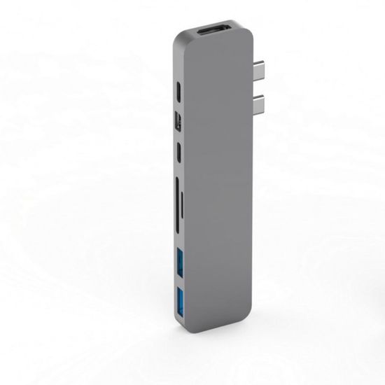 Hyper HyperDrive PRO USB-C Hub pre MacBook Pro - Space Gray, HY-GN28D-GRAY