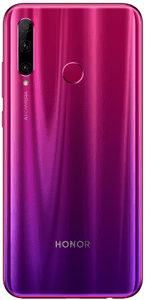 Honor 20 Lite, atraktívny gradientný dizajn, farebný telefón
