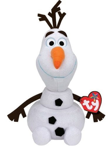 TY Beanie Babies Disney Olaf - snehuliak so zvukom 25 cm