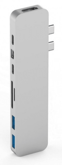 Hyper HyperDrive PRO USB-C Hub pre MacBook Pro - Strieborný, HY-GN28D-SILVER