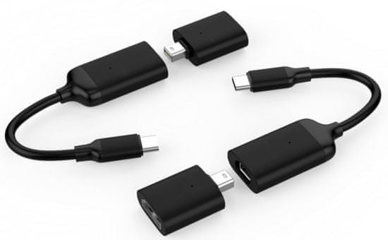 Hyper HyperDrive USB-C to 4K60Hz Mini DisplayPort &amp; HDMI Adapter - čierny, HY-HD40C-BLACK