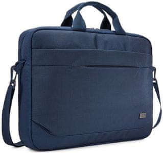 Elegantná taška na notebook case logic advantage 15,6 palcov predné vrecko na mobil polstrovaný popruh na rameno vrecko na tablet
