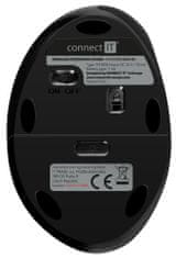 Connect IT For Health ergonomická vertikální myš CMO-2600-BK (CMO-2600-BK)