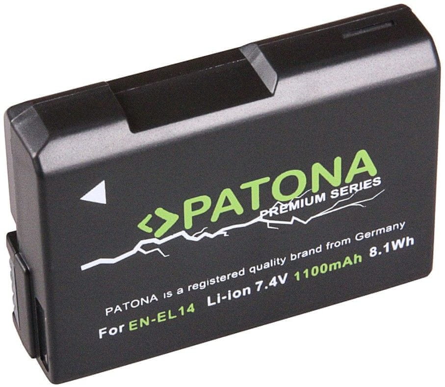 PATONA Batéria pre foto Nikon EN-EL14 1 100 mAh Li-Ion Premium PT1197