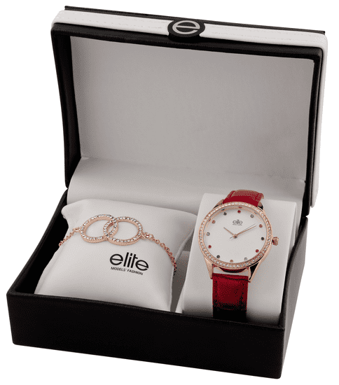 Elite Models dámska sada hodiniek a náramku E55072-809