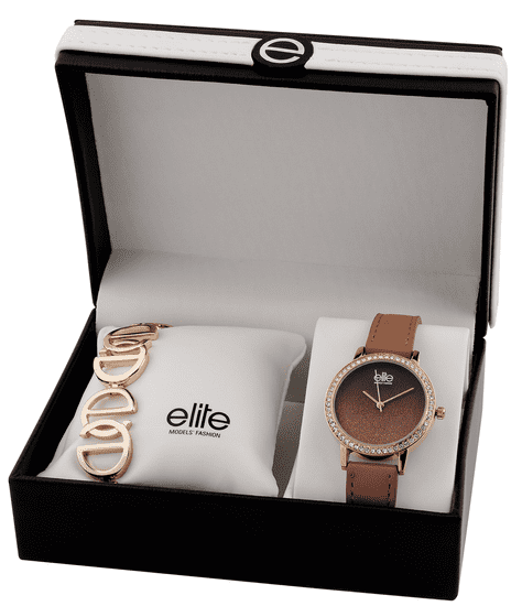 Elite Models dámska sada hodiniek a náramku E55182-812