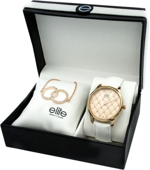 Elite Models dámska sada hodiniek a náramku E54432G-812