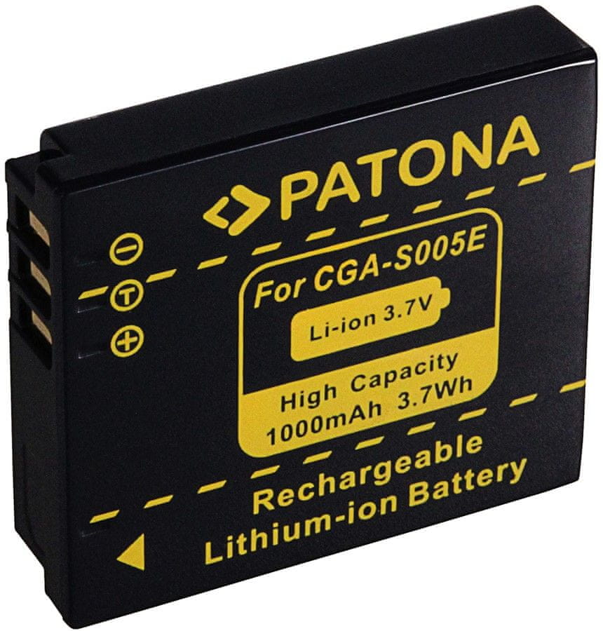 PATONA Batéria pre foto Panasonic CGA-S005 1 000 mAh PT1041