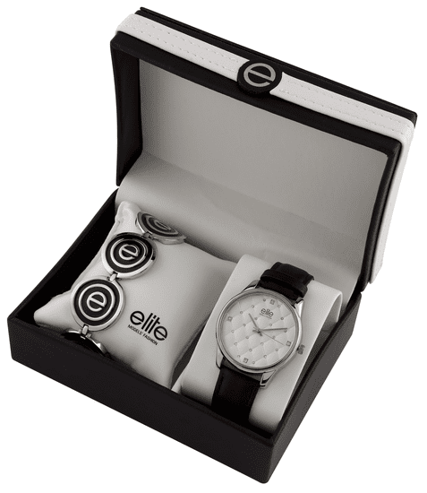 Elite Models dámska sada hodiniek a náramku E54432-204