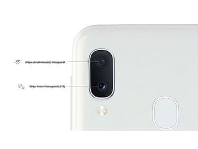Samsung Galaxy A20e, duálny fotoaparát