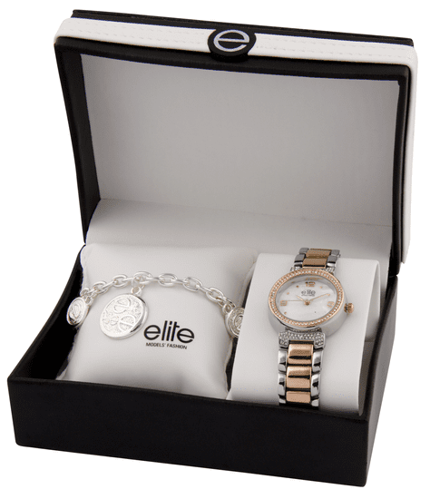 Elite Models dámska sada hodiniek a náramku E53684-312
