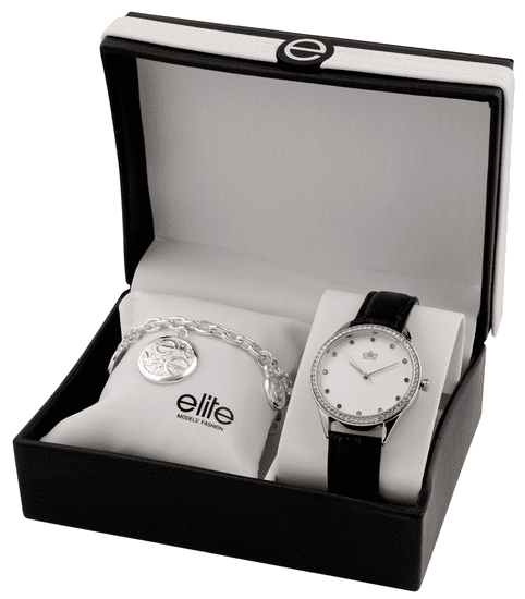 Elite Models dámska sada hodiniek a náramku E55072-203