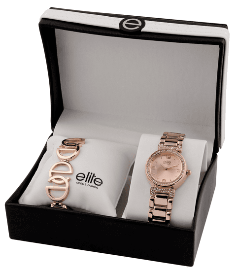 Elite Models dámska sada hodiniek a náramku E53684-812
