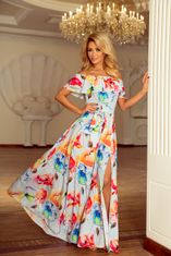 Numoco Dámske kvetované šaty Sagrelydd viacfarebná XL