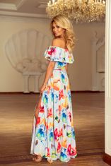 Numoco Dámske kvetované šaty Sagrelydd viacfarebná XS