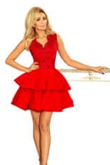 Numoco Dámske spoločenské šaty Charlotte červená XS