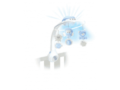 Infantino Hudobný kolotoč s projekciou 3v1 modrý