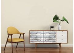 Dimex Nálepky na nábytok - Drevené dosky šedé, 85 x 125 cm