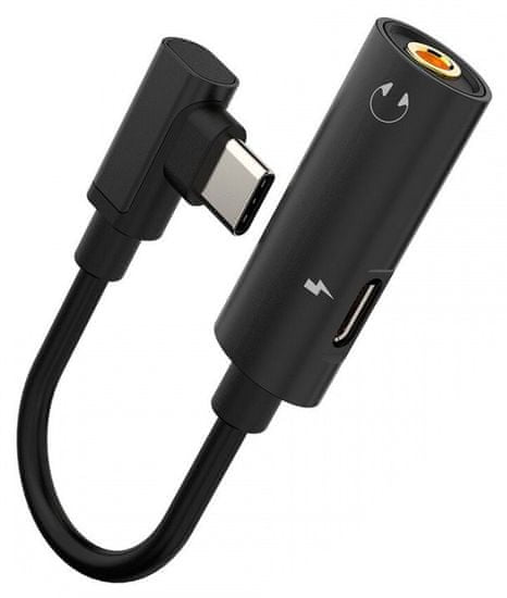 Mcdodo Audio redukcia z USB-C- na DC 3.5 mm, čierna, CA-5460