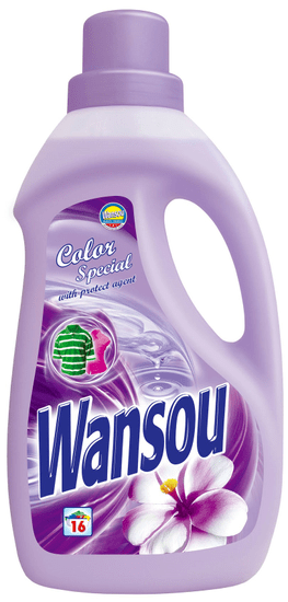 Wansou Wansou 2 x 1 liter prací prostriedok Color Special